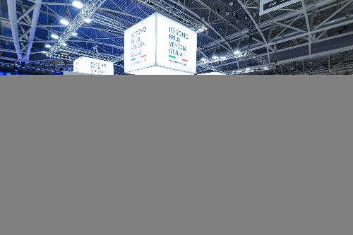 Lo stand della Regione Friuli Venezia Giulia al Salone del libro di Torino 