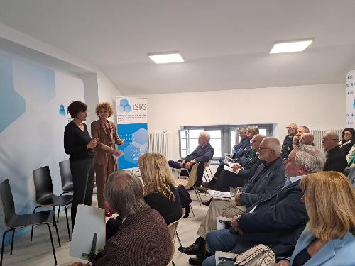 L'intervento di Rosolen all'inaugurazione della rinnovata sede di Isig