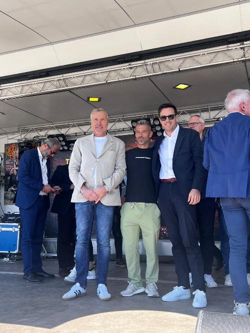 L'assessore alle Attività produttive e Turismo Sergio Emidio Bini all'inaugurazione della 39esima edizione del Biker Fest International di Lignano Sabbiadoro.
