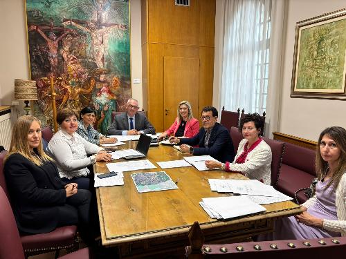 Un momento dell'incontro svoltosi oggi in Municipio a Pordenone 