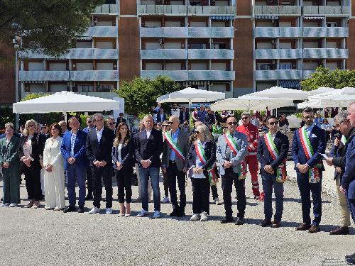 L'inagurazione a Aprilia Marittima