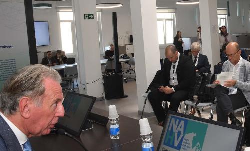 L’intervento dell'assessore Scoccimarro all’inizio dei lavori del terzo Consortium Meeting del Nahv.
