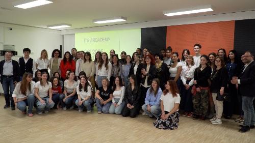 Tutti i partecipanti al progetto nella sede di Its Arcademy a Trieste