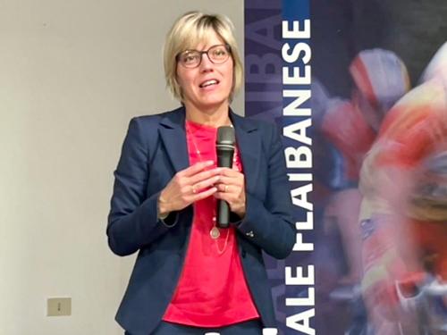 L'intervento dell'assessore regionale alle Finanze Barbara Zilli all'evento svoltosi a Flaibano sul trust "Dopo di noi"
