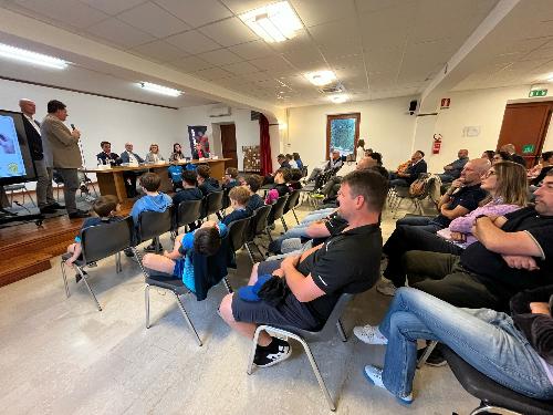 Il pubblico presente in sala a Flaibano per l'incontro sul trust "Dopo di noi"