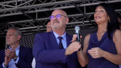 L’assessore regionale al Demanio Sebastiano Callari all’inaugurazione di Promomare a Monfalcone