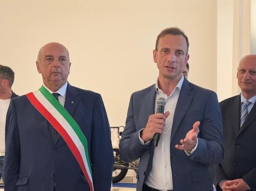 Il saluto iniziale del governatore Massimiliano Fedriga.