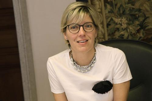L'assessore Zilli durante la seduta di Giunta