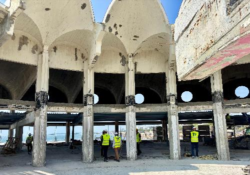 Il cantiere di Terrazza a Mare
