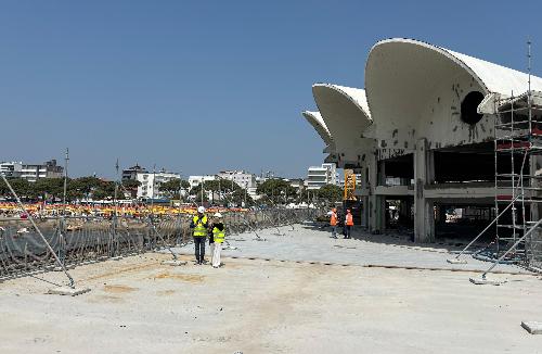 Il cantiere di Terrazza a Mare
