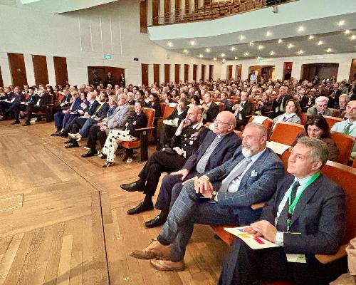 Il partecipanti al congresso nazionale dell'Acri giunti da tutta Italia per il congresso nazionale a Gorizia