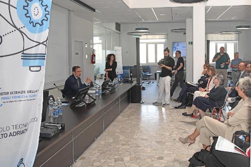 Il governatore Fedriga al convegno "Open Innova(c)tion" a Trieste.