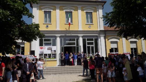 La cerimonia per i cent'anni del polo dell'infanzia di Sant'Osvaldo a Udine