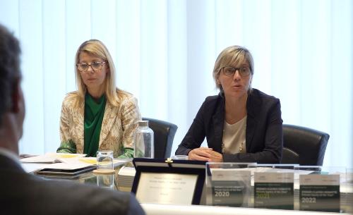 L'intervento dell’assessore regionale alle Finanze Barbara Zilli.