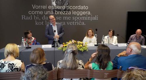 L'intervento del vicegovernatore con delega alla Cultura Mario Anzil. 