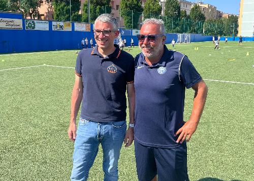 L'assessore regionale Pierpaolo Roberti con Matteo Medani, organizzatore e patron di "Campionissimi"