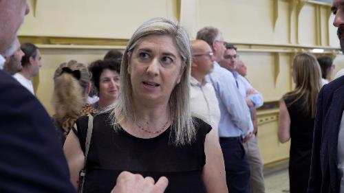 L'assessore Amirante nello stabilimento di Bagnoli della Rosandra