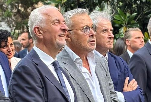 L'assessore regionale alle Attività produttive Sergio Emidio Bini durante la celebrazione degli 80 anni di Confindustria Udine