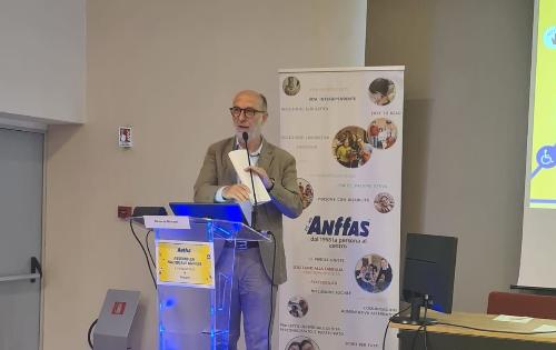 L'assessore Riccardi durante il suo intervento