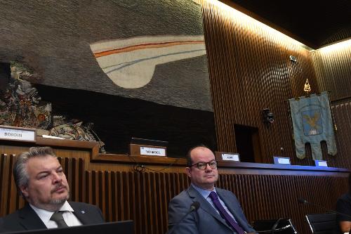 Il vicegovernatore con delega a Cultura e Sport Mario Anzil in V Commissione