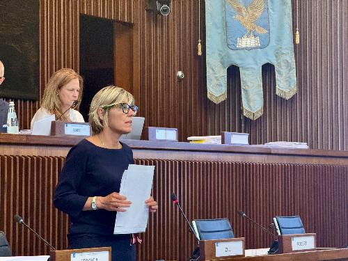 L'intervento in Aula dell'assessore alle Finanze Barbara Zilli