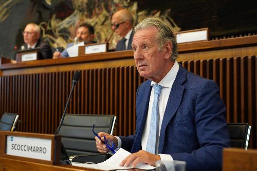 L'assessore regionale alle Difesa dell'ambiente, energia e sviluppo sostenibile Fabio Scoccimarro 