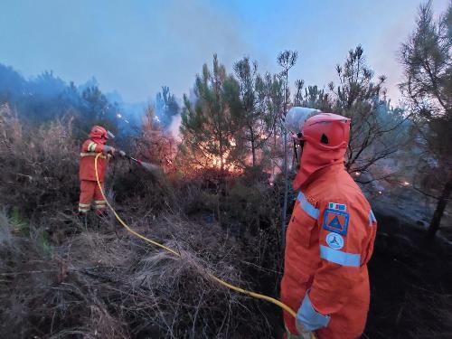 La protezione civile Fvg in azione