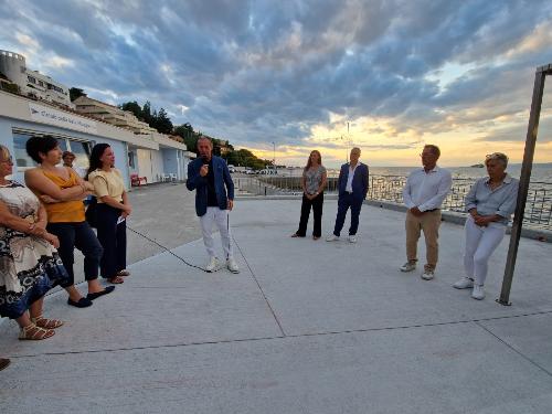 L'assessore Scoccimarro all'80mo del Circolo della vela Muggia