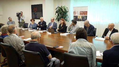 Il vicegovernatore con delega alla Cultura Mario Anzil alla presentazione della 104^ stagione di concerti di Amici della Musica 