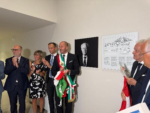 Una fase della cerimonia a Gemona