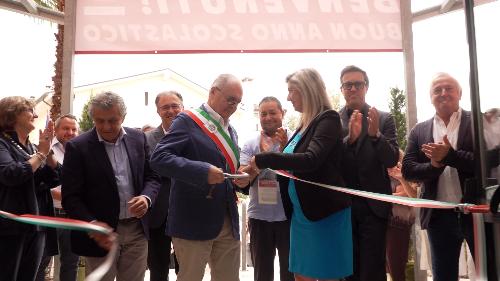 L'assessore Amirante nel corso dell'inaugurazione