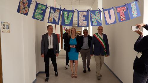 L'assessore Amirante nel corso dell'inaugurazione