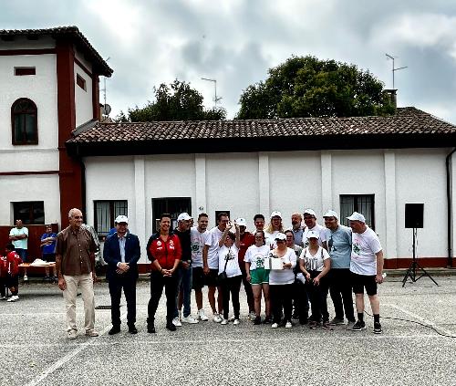 Anzil alla manifestazione Vola in alto con lo sport tappa di Rivignano-Teor