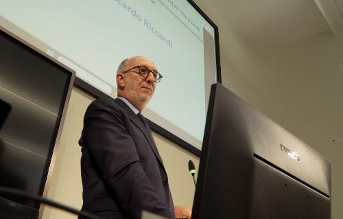 Primo piano dell'assessore alla Salute Riccardo Riccardi.