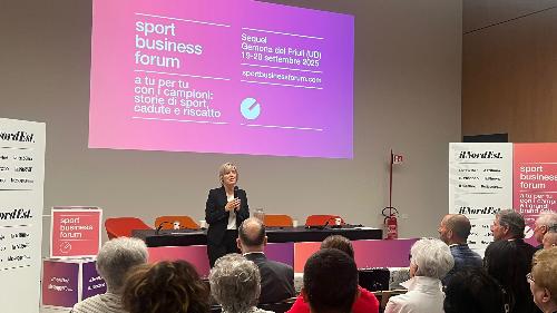 L'assessore regionale Barbara Zilli