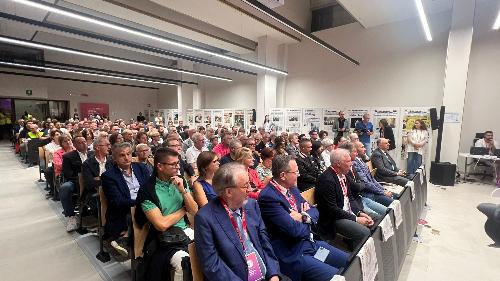 La platea di Palazzo Fantoni a Gemona del Friuli