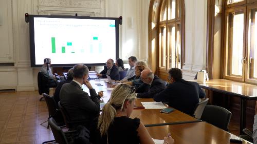 La conferenza stampa nella Sala Stucchi della direzione regionale Salute a Trieste