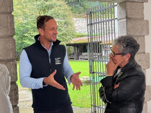 Il governatore del Friuli Venezia Giulia Massimiliano Fedriga e la presidente Bubisutti.