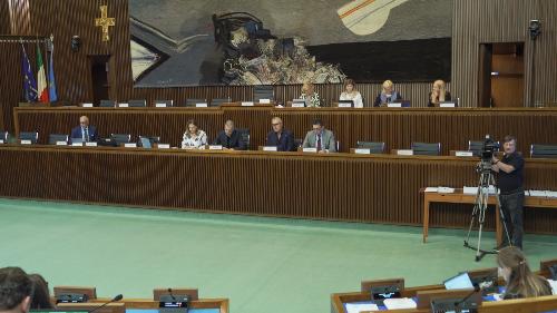 I lavori d'Aula della II Commissione consiliare