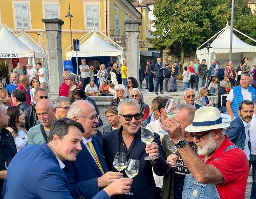 Un momento dell'inaugurazione di Gusti di frontiera 2025