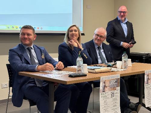 L'assessore regionale a Infrastrutture e territorio Cristina Amirante a San Giovanni al Natisone all’incontro promosso da Confartigianato-Imprese Udine