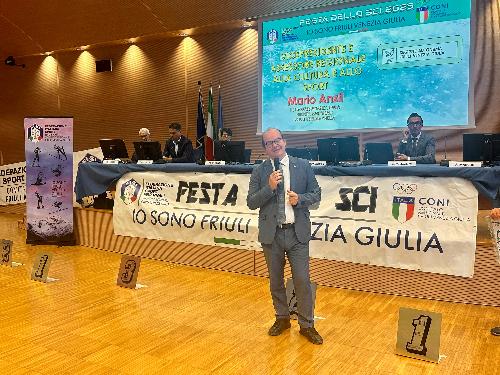 Il vicegovernatore Anzil alla Festa dello sci 2025