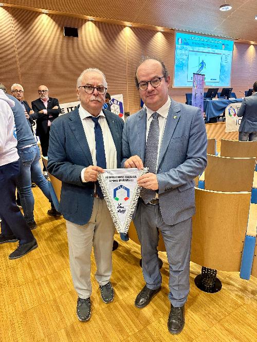 Il vicegovernatore Anzil e Maurizio Dunnhofer