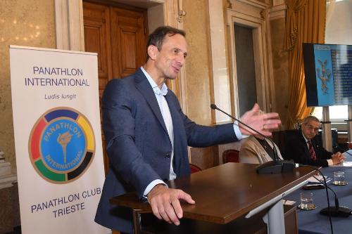 Il saluto del governatore del Friuli Venezia Giulia Massimiliano Fedriga.