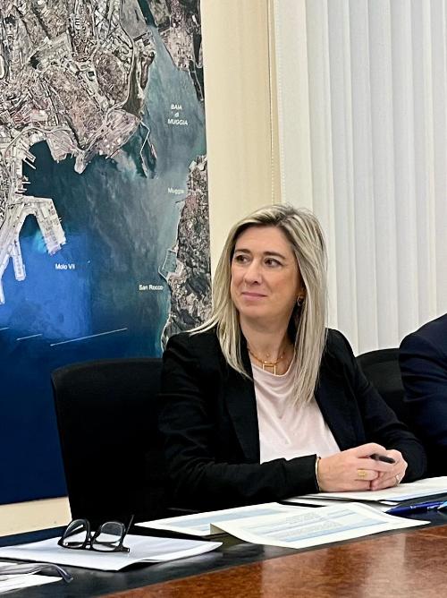 L'assessore regionale alle Infrastrutture e territorio Cristina Amirante.