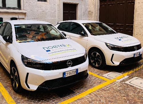 Alcuni dei veicoli messi a disposizione dal progetto Noemix,
