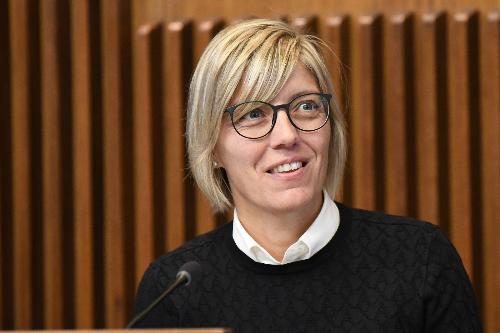 L’assessore alle Finanze Barbara Zilli.