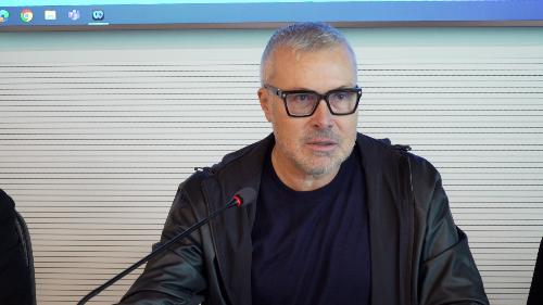 L'assessore regionale alle Attività produttive e turismo Sergio Emidio Bini alla conferenza stampa di presentazione della 26esima edizione di Ein Prosit