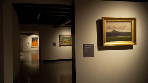 Alcune delle opere che compongono la mostra "Confini. Da Gauguin a Hopper", allestita a Villa Manin di Passariano.