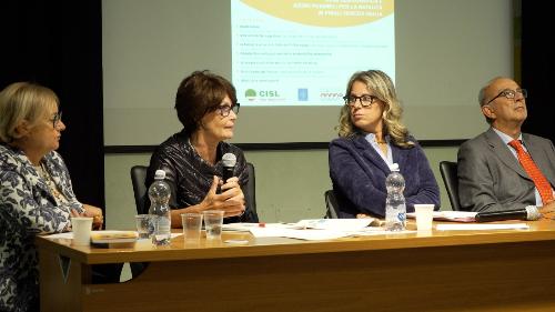 L'intervento dell'assessore regionale Alessia Rosolen nel corso del convegno